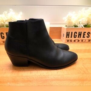 Thursday Boot Company Downtown Bootie Boot Black Leather Womens Size 8.5